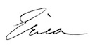 Erica Muhl signature