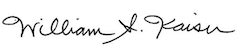 Bill Kaiser signature