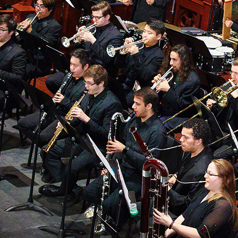 boston conservatory wind ensemble performing 