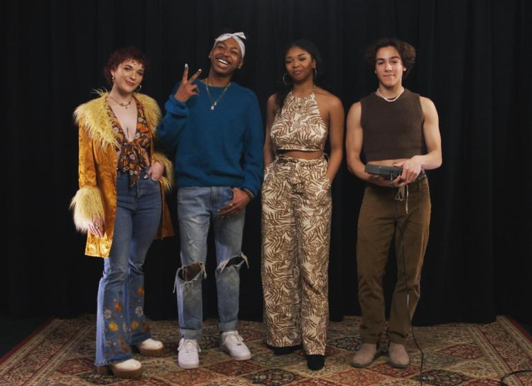 Conservatory performers from the cast of Rent