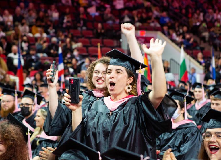 Students celebrate at commencement 