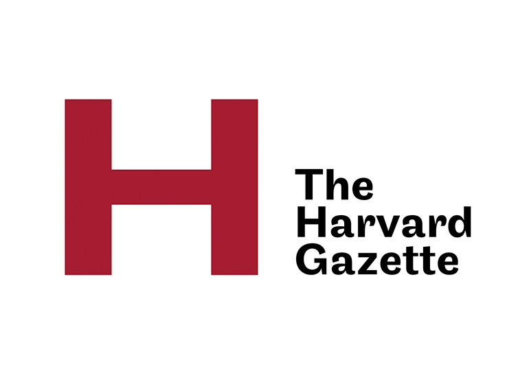 Logo for the Harvard Gazette, for use on Berklee Now.