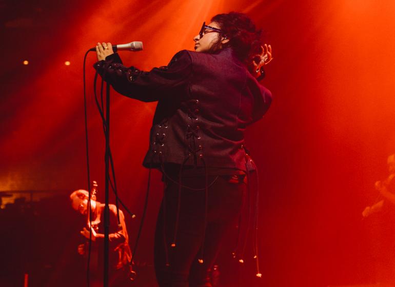 Arooj Aftab performs at Roundhouse in London, November 2024