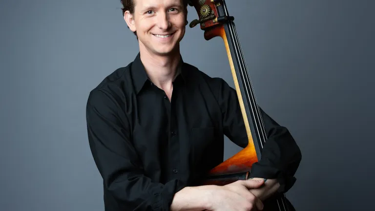 Caleb Quillen with Double Bass