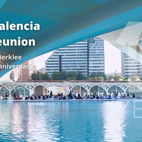 picture of Valencia campus with 10th anniversary logo