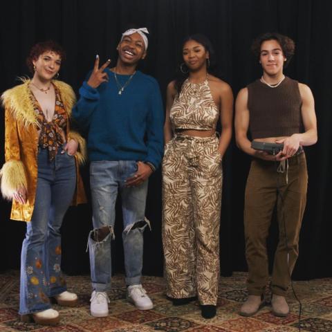 Conservatory performers from the cast of Rent