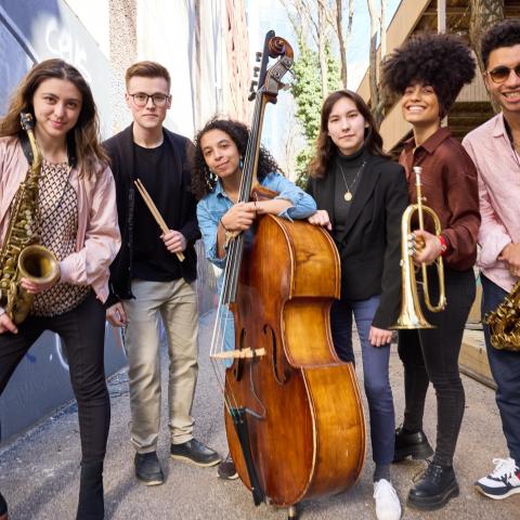 Students from the Berklee Institute of Jazz and Gender Justice