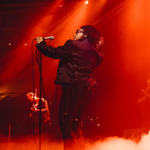 Arooj Aftab performs at Roundhouse in London, November 2024