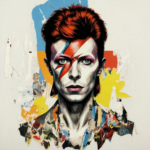 David Bowie stock image provided by Berklee 