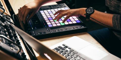 Creating music with a MIDI controller