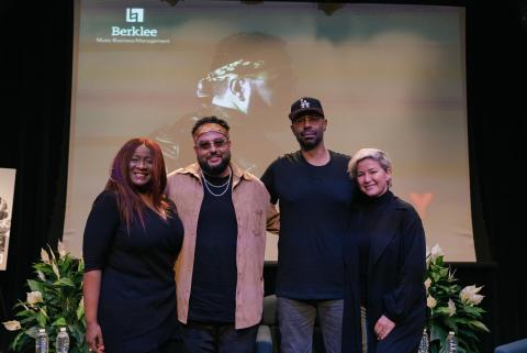 Panel members at 15th Annual Business of Hip-Hop Music Symposium