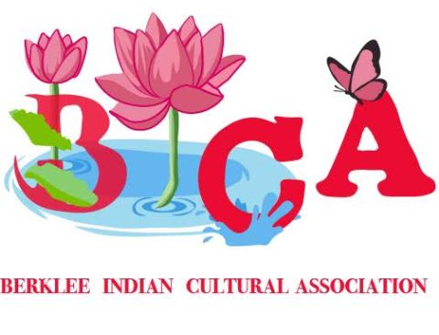 The logo of the Berklee Indian Cultural Association 