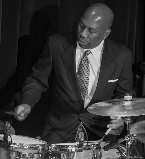 Ron Savage at Drum Set