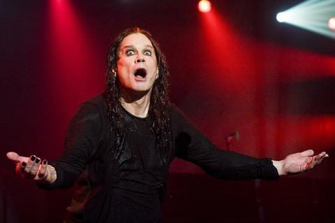 Ozzy Osbourne on stage in 2009