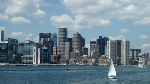 Boston city skyline
