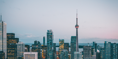 Toronto city skyline