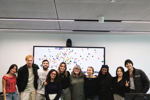 Business of Music Marketing class wit Grace Puluzcek