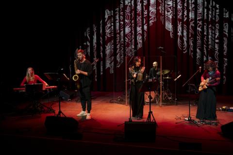Students perform at CaixaForum València