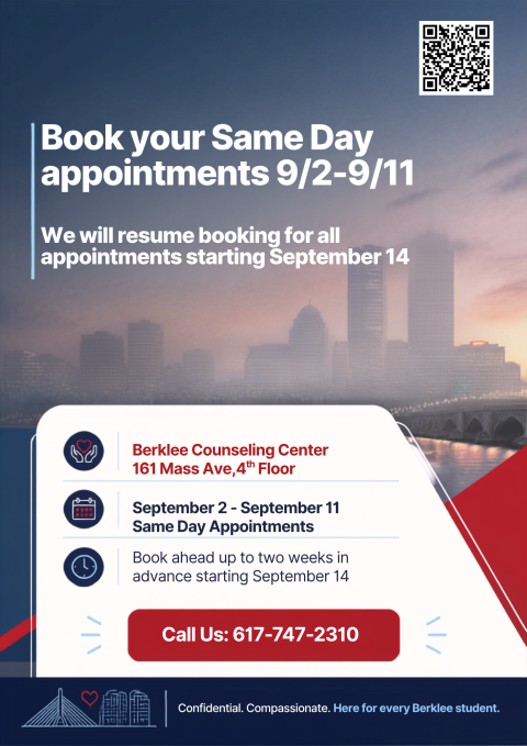 flyer for same day appointment booking