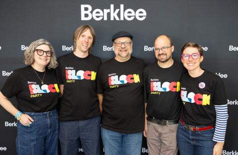Berklee Connect team at Homecoming Brunch