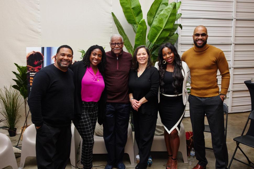 Members of the BCMN pose for photo following panel at 2023 BCMN Summit in Atlanta, GA.