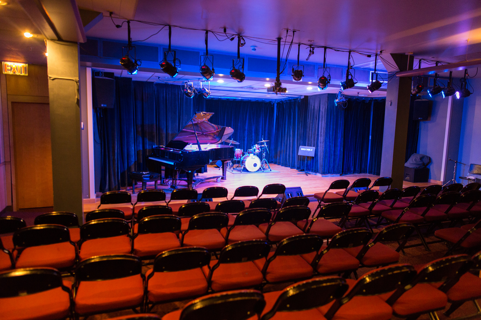 Interior of the Berk Recital Hall